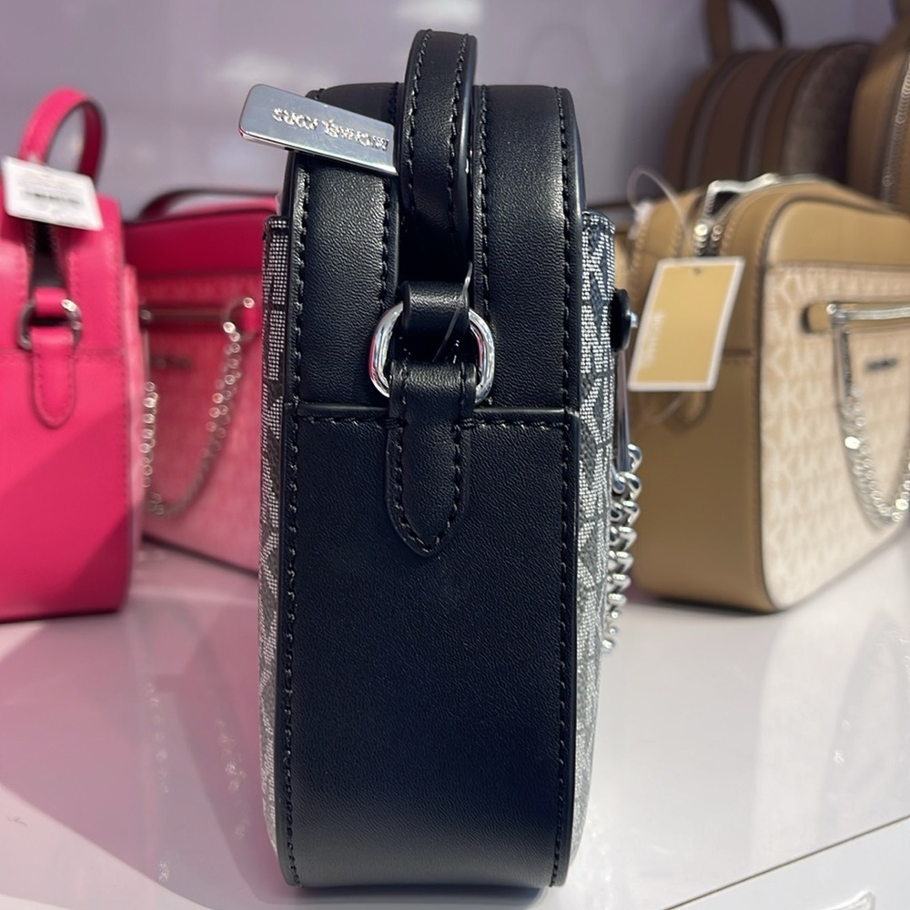 Michael Kors Jet Set Item Large Ombré EW Signature ZP Chain XBody Logo Crossbody - Picture 4 of 15